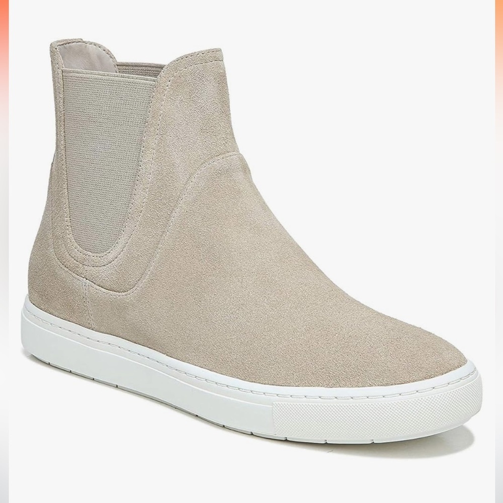 Vince Women's Nira Sneaker, Cobblestone Casual 
Comfortable Slip-On Flat Boots
